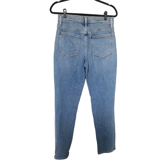 Madewell Roadtripper Boyjean Slim Leg Cadell Wash Ripped Edition Boho Size 27 - Picture 9 of 12